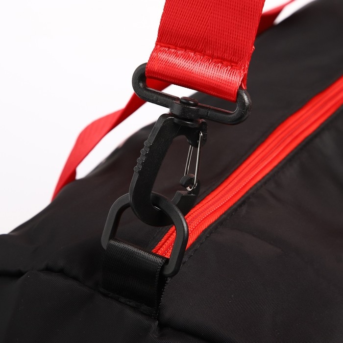 Сумка спортивная «PRESIDENT», 47 x 28 x 24 см, цвет черный Сумка спортивная «PRESIDENT», 47 x 28 x 24 см, цвет черный