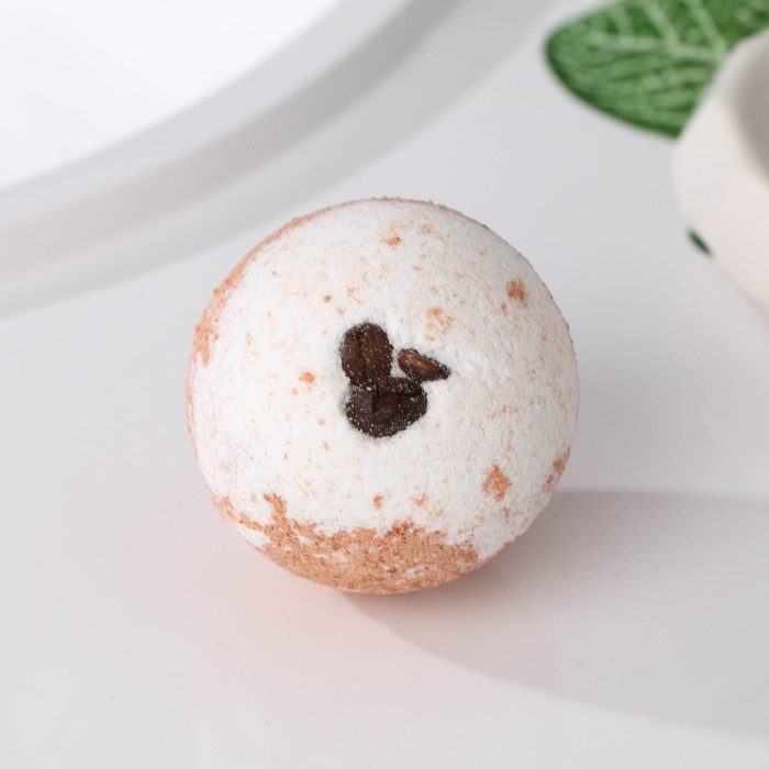 Бомбочка для ванны с кофейными зернами &laquo;Будь собой&raquo;, 130 г, аромат кофе, BEAUTY FОХ