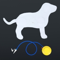 Набор: манекен надувной 80 х 56 х 29 см (белый), с насосом ножной (микс) Набор: манекен надувной 80 х 56 х 29 см (белый), с насосом ножной (микс)