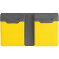 Картхолдер с отделением для купюр Dual, желтый Картхолдер с отделением для купюр Dual, желтый