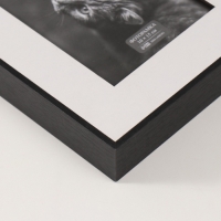 Фоторамка МДФ на 1 фото 10х15 см с белым паспарту "Энрика" черная 3х16х21 см Фоторамка МДФ на 1 фото 10х15 см с белым паспарту "Энрика" черная 3х16х21 см