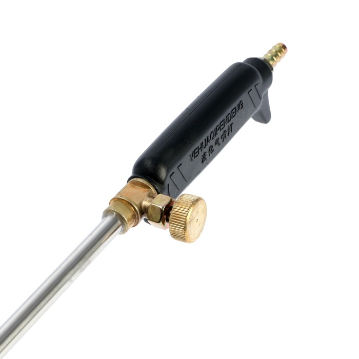 Горелка кровельная газовоздушная ТУНДРА, 710 мм, d=50 мм, 1300 °C, вентиль Горелка кровельная газовоздушная ТУНДРА, 710 мм, d=50 мм, 1300 °C, вентиль