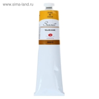 Краска масляная в тубе 120 мл, ЗХК "Сонет", охра жёлтая, 2605218