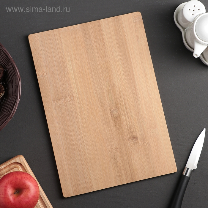 Доска разделочная Доляна &laquo;Марно&raquo;, 32&times;22 см, бамбук