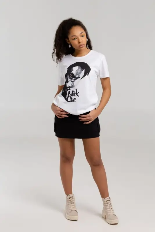 Футболка &laquo;Меламед. Nick Cave&raquo;, белая, размер M