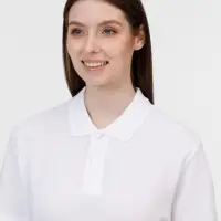 Рубашка поло унисекс Pulse, белая, размер S