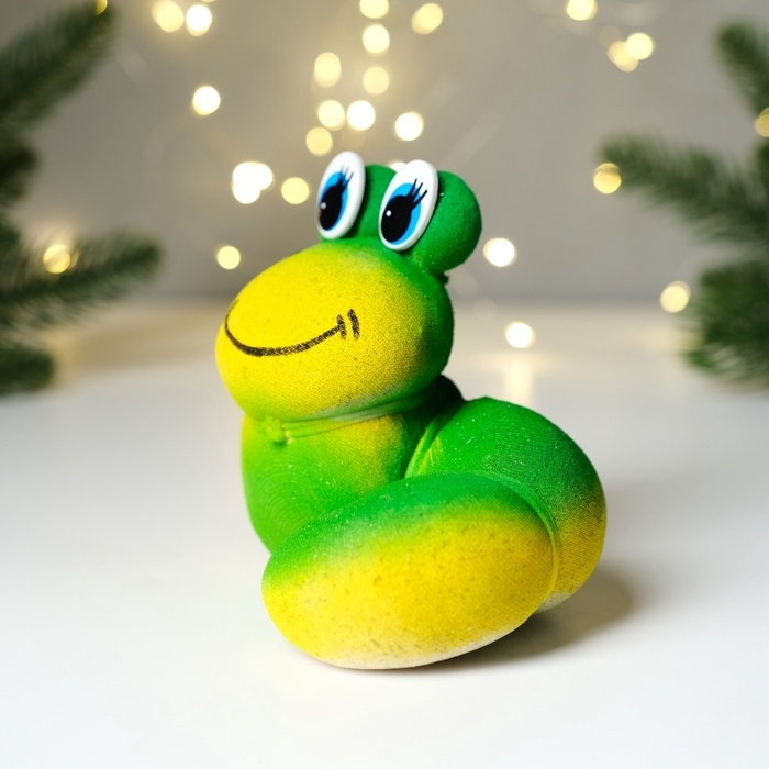 Растущий подарок травка Травянчик "Змея" зеленая