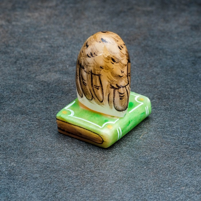 Сувенир &laquo;Совенок на книге&raquo;, 3,5&times;5 см, селенит