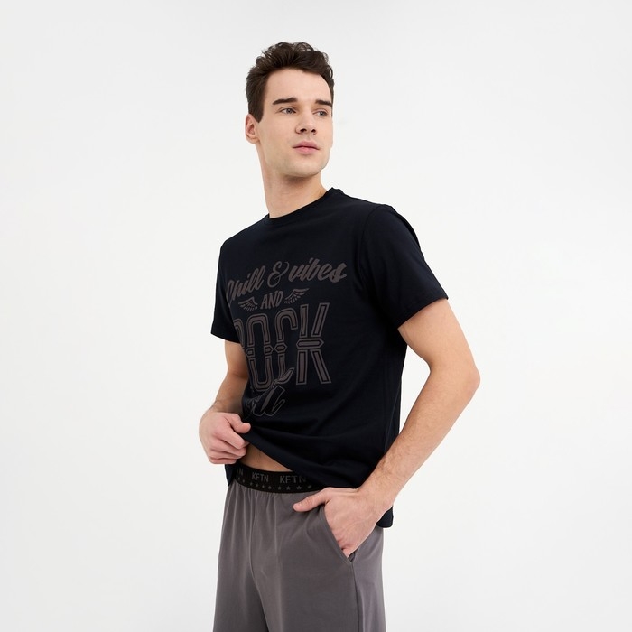 Пижама мужская KAFTAN "Rock & Roll" размер 48