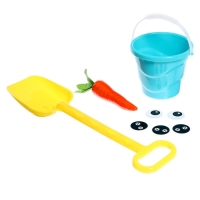 Набор для лепки снеговика, МИКС Набор для лепки снеговика, МИКС