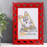 Фоторамка пластик L-7 10х15 см Красный (пластиковый экран) Фоторамка пластик L-7 10х15 см Красный (пластиковый экран)