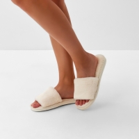 Тапочки женские размер 40-41, цвет молочный Тапочки женские размер 40-41, цвет молочный