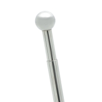 Флагшток напольный двойной 2 м, выдвижной, платформа d-30 см