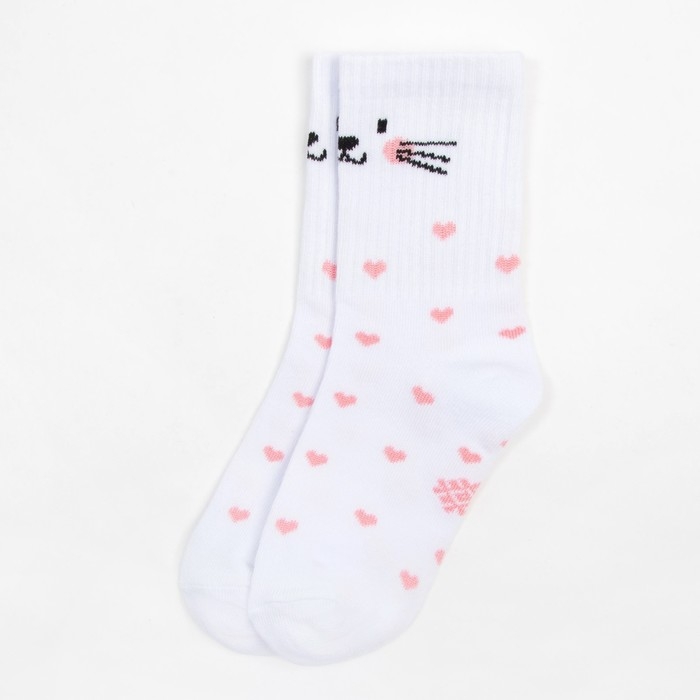 Носки детские KAFTAN «Зайка», размер 18-20, цвет белый Носки детские KAFTAN «Зайка», размер 18-20, цвет белый