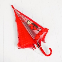 Зонт детский 3Д "Божьи коровки" d= 82 см, Уценка (нет свистка) Зонт детский 3Д "Божьи коровки" d= 82 см, Уценка (нет свистка)