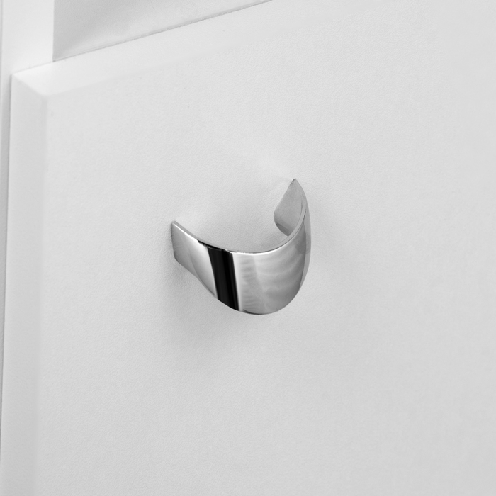 Пенал для ванной комнаты "Вега 2400" белый, 24 х 30 х 181 см