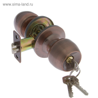 Защелка 1103, с ключом, цвет медь