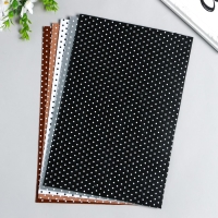 Фетр "BLITZ" 1 мм 20х30 см &plusmn; 2 см (набор 5 шт) ассорти №1