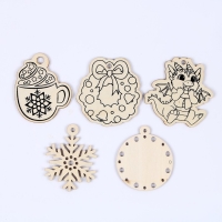 Набор для творчества &laquo;Ёлочные игрушки. Сделай сам: Дракончик&raquo; 5 шт.