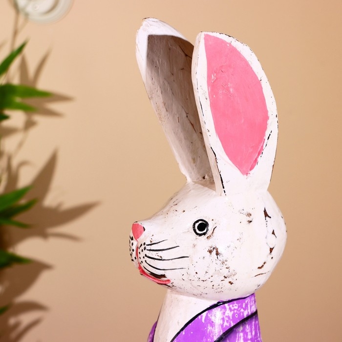 Сувенир Сувенир "Заяц" висячие лапки, дерево 60 см