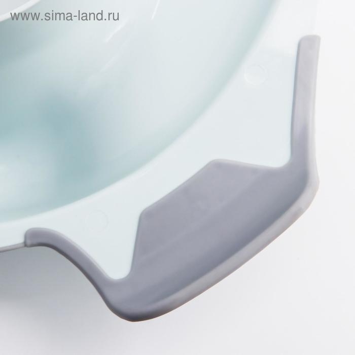 Детская накладка - сиденье на унитаз &laquo;Слоник&raquo; антискользящая, цвет голубой