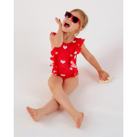 Купальник детский KAFTAN &laquo;Сердца&raquo;, рост 98-104 (30)