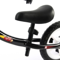 Беговел 12", детский облегченный, 2+, «Тачки», цвет чёрный Беговел 12", детский облегченный, 2+, «Тачки», цвет чёрный