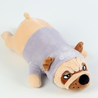 Мягкая игрушка &laquo;Мопс&raquo;, 30 см, цвет голубой