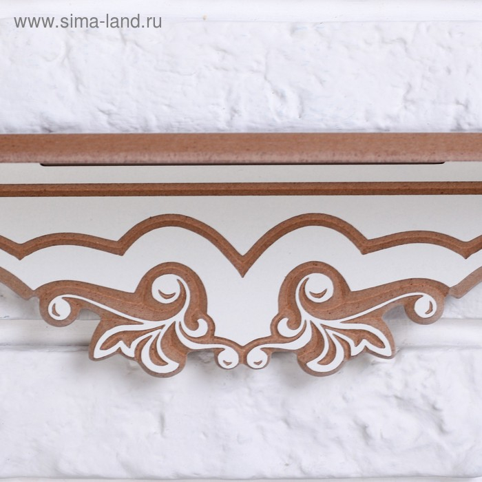 Полка навесная Полка навесная "Прованс" с ламинацией, 2 полки, 49×33×13 см