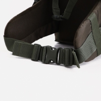 Рюкзак туристический, Taif, 90 л, отдел на шнурке, наружный карман, 2 боковых кармана, цвет зелёный