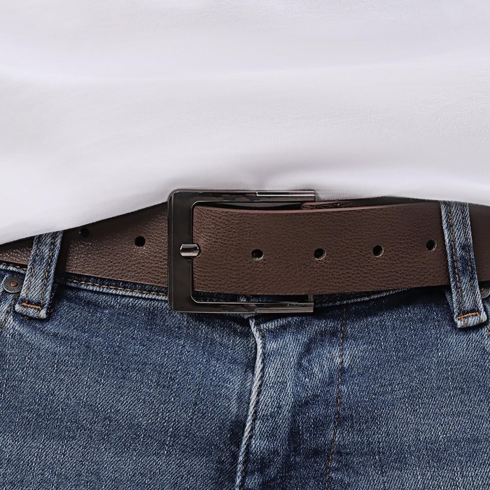 Пряжка для ремня, 6 &times; 5 см, 40 мм, цвет чёрный никель