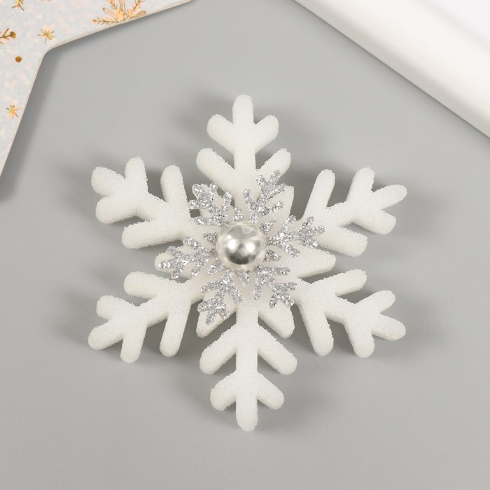 Декор для творчества "Снежинка" 6,5&times;6,5 см