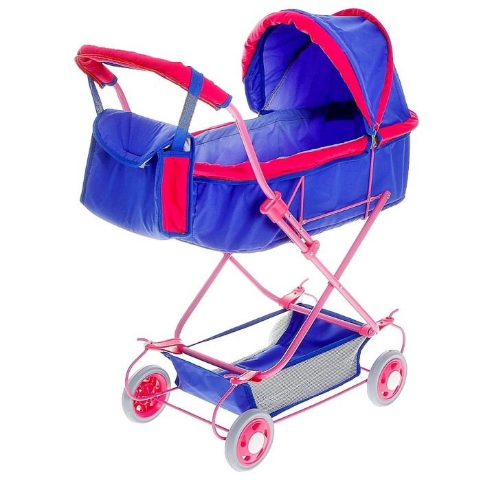 Коляска кукольная № 7, цвета МИКС Коляска кукольная № 7, цвета МИКС