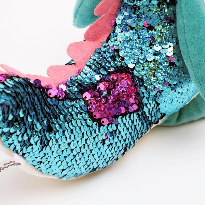 Мягкая игрушка «Дракон», 22,5 см, цвет голубой Мягкая игрушка «Дракон», 22,5 см, цвет голубой