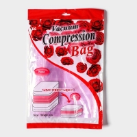 Вакуумный пакет для хранения вещей «Роза», 50×60 см, ароматизированный, прозрачный Вакуумный пакет для хранения вещей «Роза», 50×60 см, ароматизированный, прозрачный