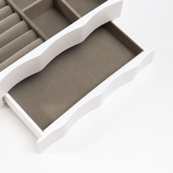 Шкатулка дерево Шкатулка дерево "Комод волна" 24х11,5х16,5 см