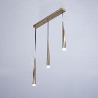Светильник BayerLux Подвес BayerLuxной "Титан" 3хLED 18Вт 4000К золото 50х4х30-180см Светильник BayerLux Подвес BayerLuxной "Титан" 3хLED 18Вт 4000К золото 50х4х30-180см