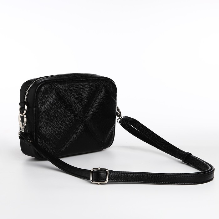 Сумка женская через плечо TEXTURA, маленький размер, цвет чёрный