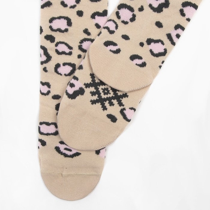 Колготки детские KAFTAN Колготки детские KAFTAN "Леопард" 104-110 см, бежевые