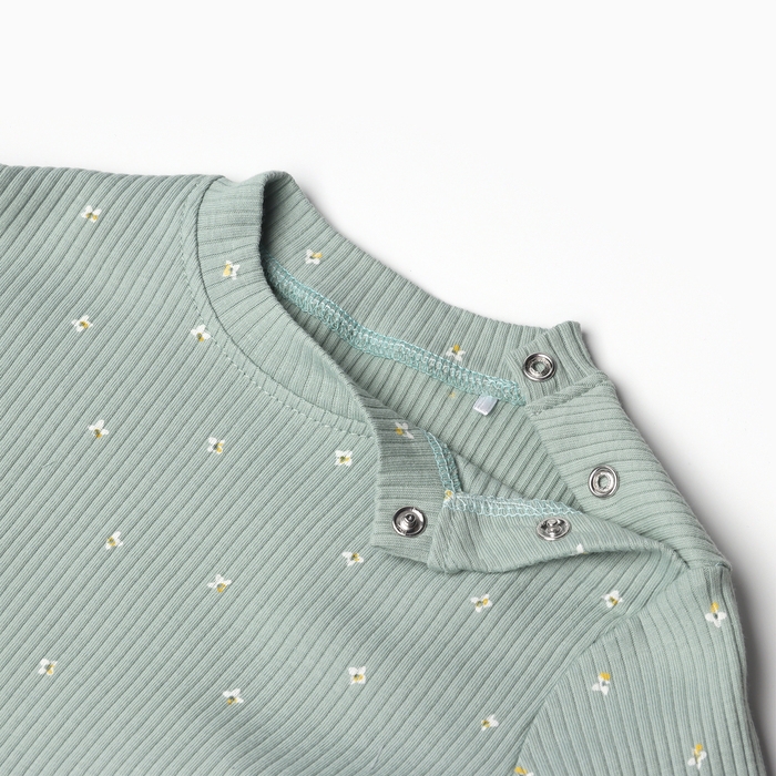 Футболка с дл. рукавом Крошка Я Olives, р. 62-68, оливковый Футболка с дл. рукавом Крошка Я Olives, р. 62-68, оливковый