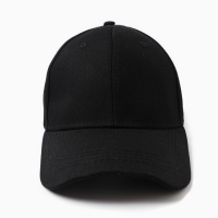 Кепка женская однотонная MINAKU цвет чёрный, р-р 58 Кепка женская однотонная MINAKU цвет чёрный, р-р 58