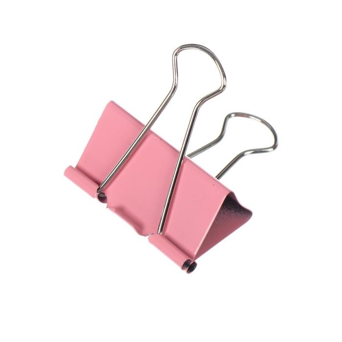 Зажимы для бумаг 51 мм, 12 штук, deVENTE, металлические, МИКС х 4 цвета, картонная коробка Зажимы для бумаг 51 мм, 12 штук, deVENTE, металлические, МИКС х 4 цвета, картонная коробка