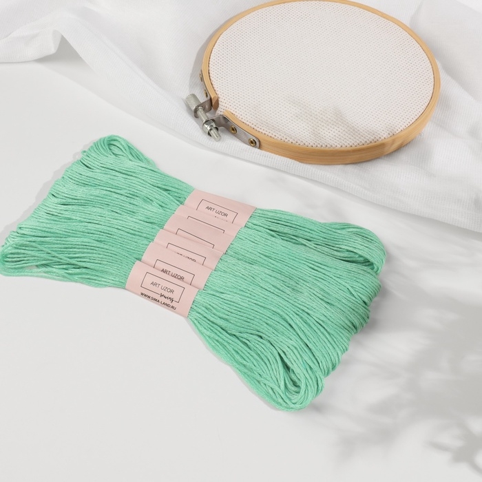 Набор ниток мулине №959, 8 &plusmn; 1 м, 6 шт, цвет морская вода