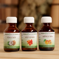 Ароматическое масло "Абрикос, Касторовое, Кокосовое", набор 3 шт по 30 мл Oleos Ароматическое масло "Абрикос, Касторовое, Кокосовое", набор 3 шт по 30 мл Oleos