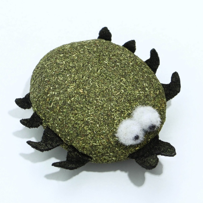 Игрушка для кошек &laquo;Жучок&raquo; из кошачьей мяты, 4 х 3.5 см