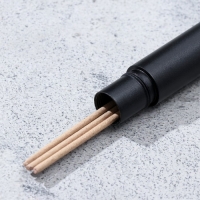 Пенал для хранения благовоний, черный, металл, с благовониями Пенал для хранения благовоний, черный, металл, с благовониями