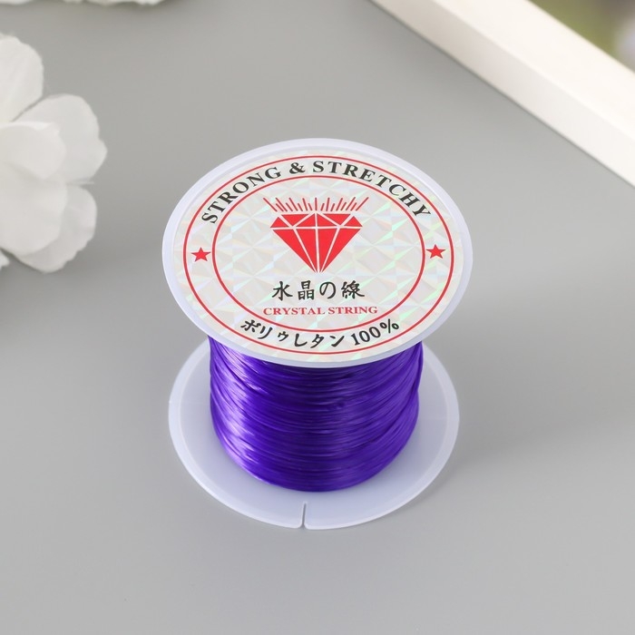 Резинка латексная для бисера 0,8 мм, 10 м, МИКС Резинка латексная для бисера 0,8 мм, 10 м, МИКС