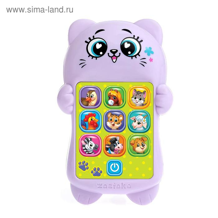 Развивающий музыкальный телефончик &laquo;Любимый котик&raquo;, световые эффекты