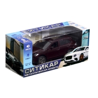 Машина металлическая &laquo;Каен&raquo;, инерция, 1:32, открываются двери, световые и звуковые эффекты, цвет коричневый