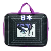 Папка с ручками текстильная А4, 350 х 270 х 70 мм, Calligrata "Глаза" Папка с ручками текстильная А4, 350 х 270 х 70 мм, Calligrata "Глаза"